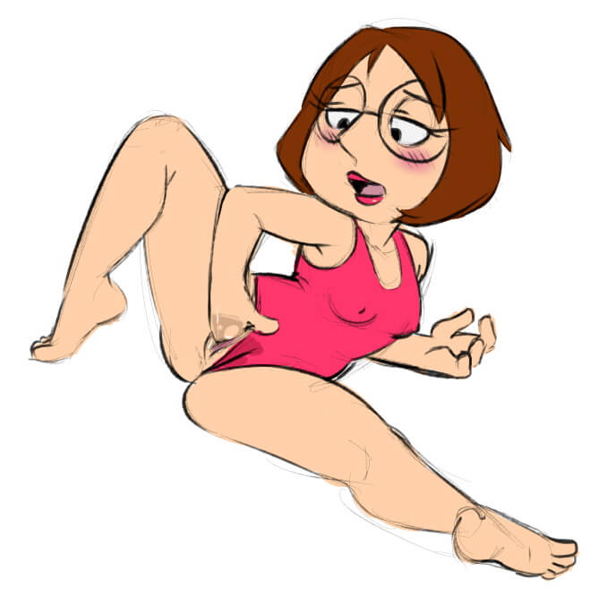 Meg Griffin doigte sa moule trempée et fist presque son vagin dilaté - Family Guy Hentai (Les Griffin)