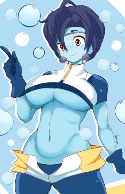 Kaoruko Awata (Bubble Girl) sexy a sa généreuse poitrine moulée