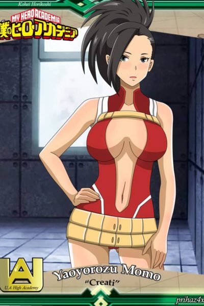 Momo Yaoyorozu a un vertigineux décolleté de jeunette lubrique