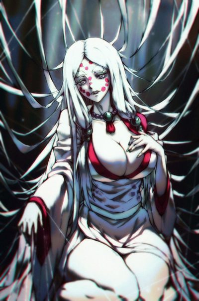 Mother Spider Demon a des seins lourds de milf lubrique