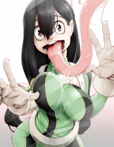 Tsuyu Asui aux nibards moulés est une chienne en chaleur