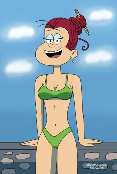 Agnes Johnson sexy en bikini est une mature bandante