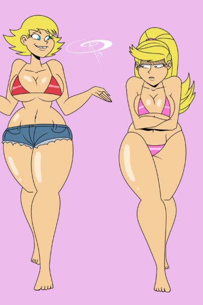 Les sœurs Lana et Lola en bikini moulant leurs nibards